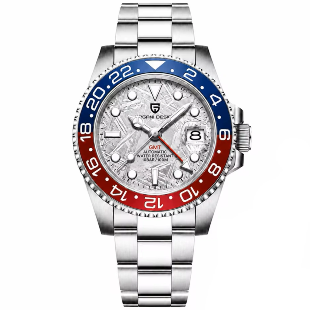 PAGANI DESIGN PD-1662 Automatic GMT Mechanical Stainless Steel Oyster Bracelet