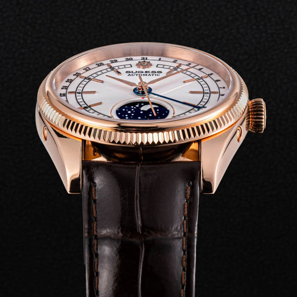 MoonPhase Master S452 Stainless-Steel Light White Dial