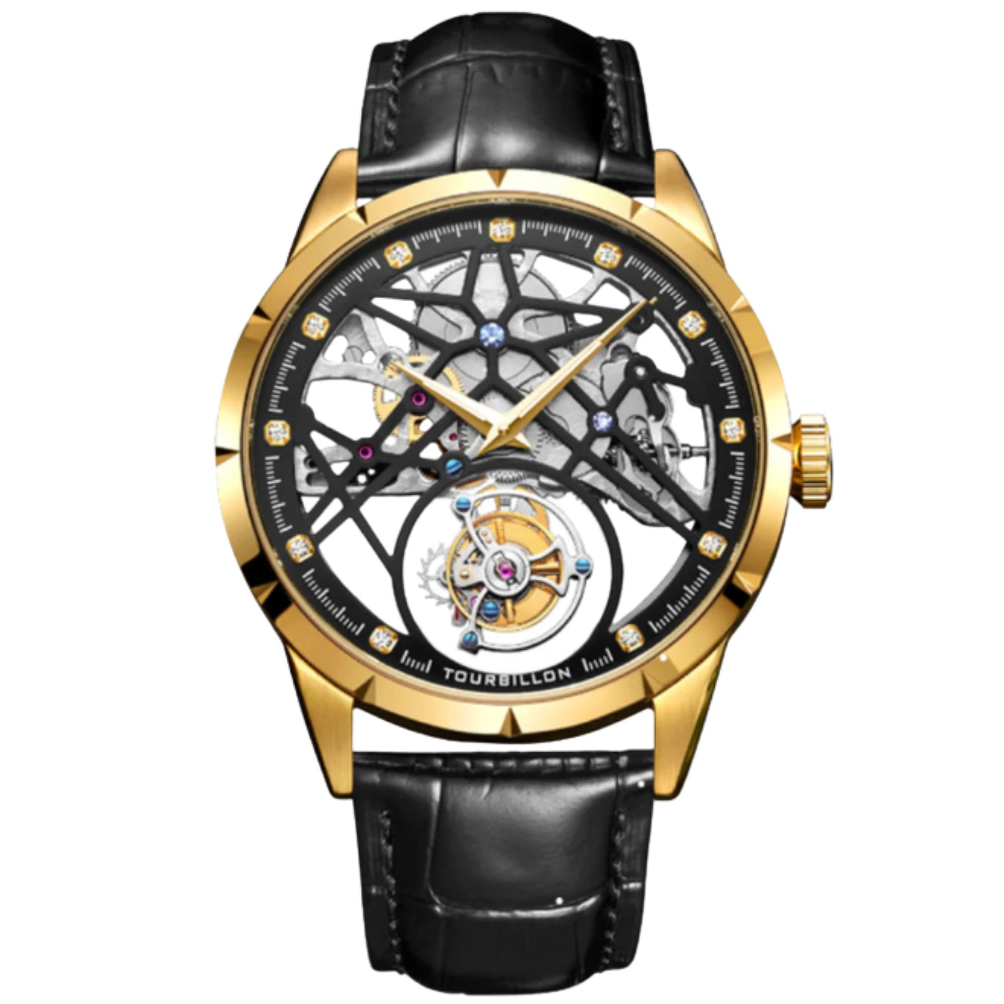 AESOP Skeleton Original Tourbillon Watch 5ATM Waterproof 7018
