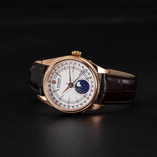 MoonPhase Master S452 Stainless-Steel Light White Dial