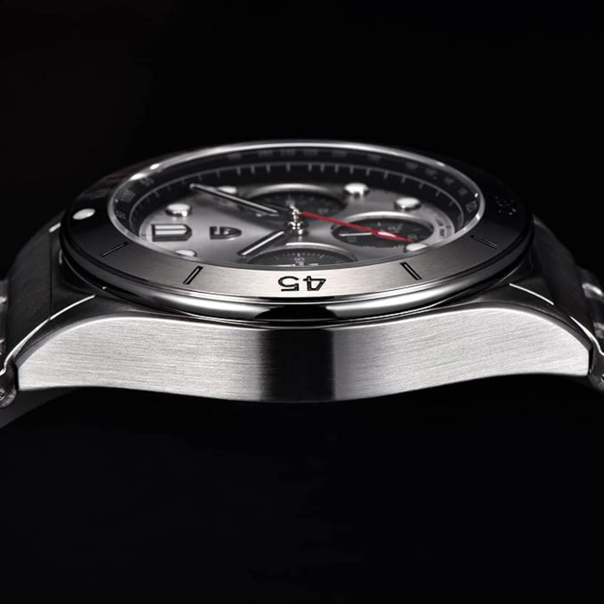 Pagani Design 1705 V2 Men's Chronograph Watches Japan VK63 Movement Stainless Steel 100M Waterproof Fashion Sports Quartz Wrist Watch - Grey