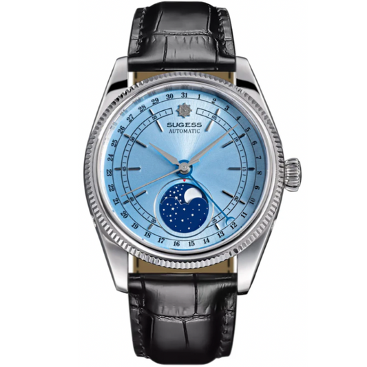 MoonPhase Master S452 Stainless-Steel Light Blue Dial