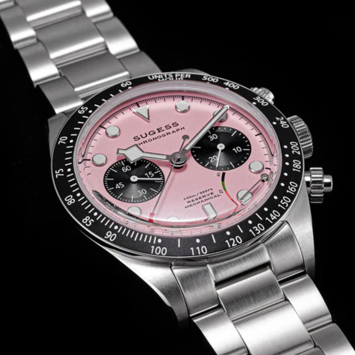 Chrono Heritage S457 Chronograph Power Reserve Pink Panda Dial