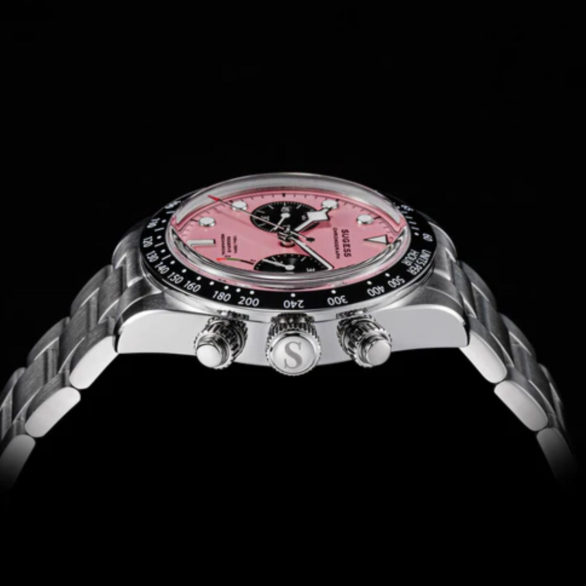 Chrono Heritage S457 Chronograph Power Reserve Pink Panda Dial