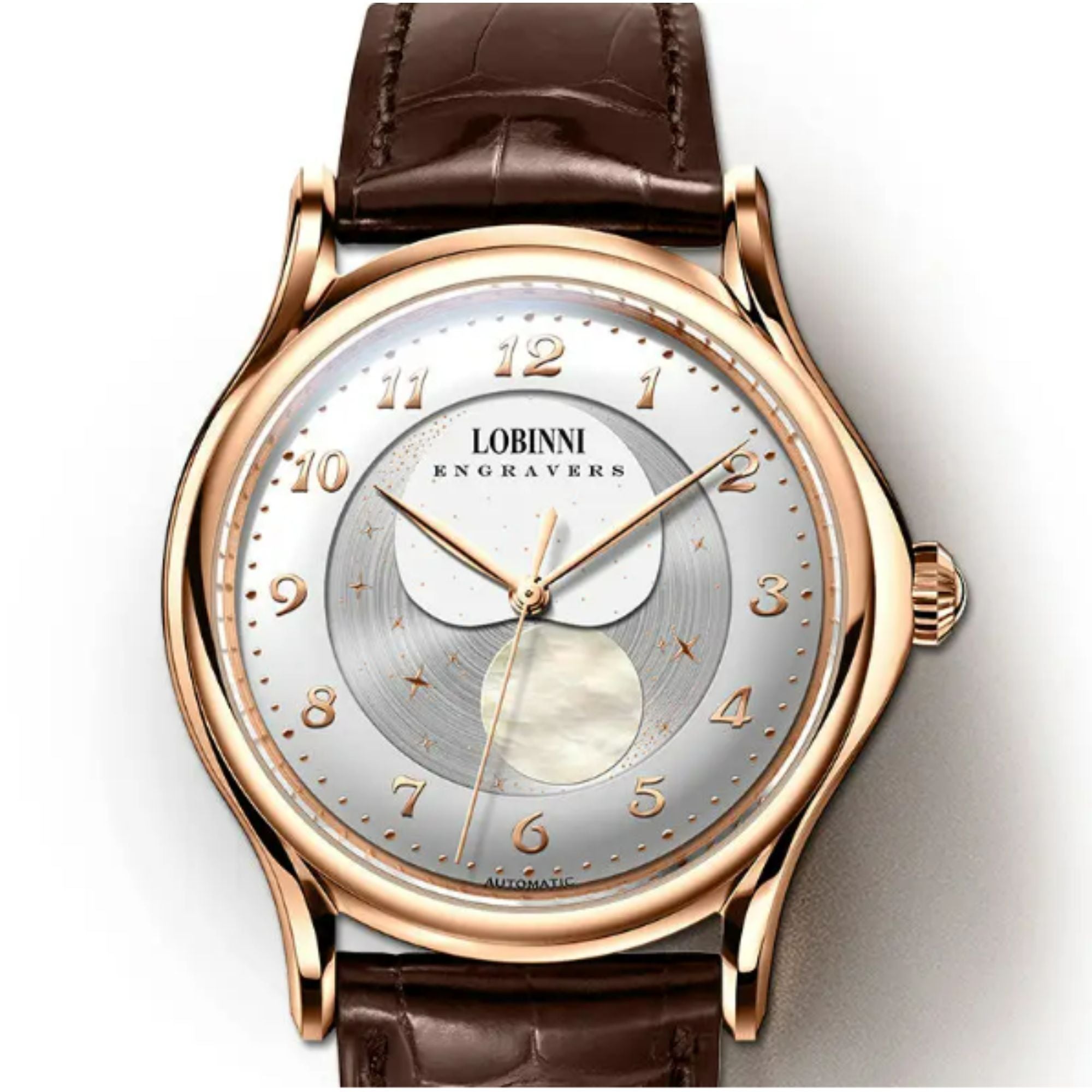 Lobinni Luxury Waterproof Mens L18010 Automatic Mens Wrist Watch - L18010