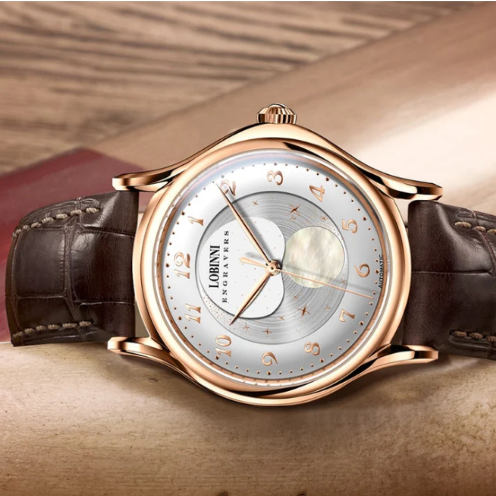 Lobinni Luxury Automatic Mens Wrist Watch - L18010