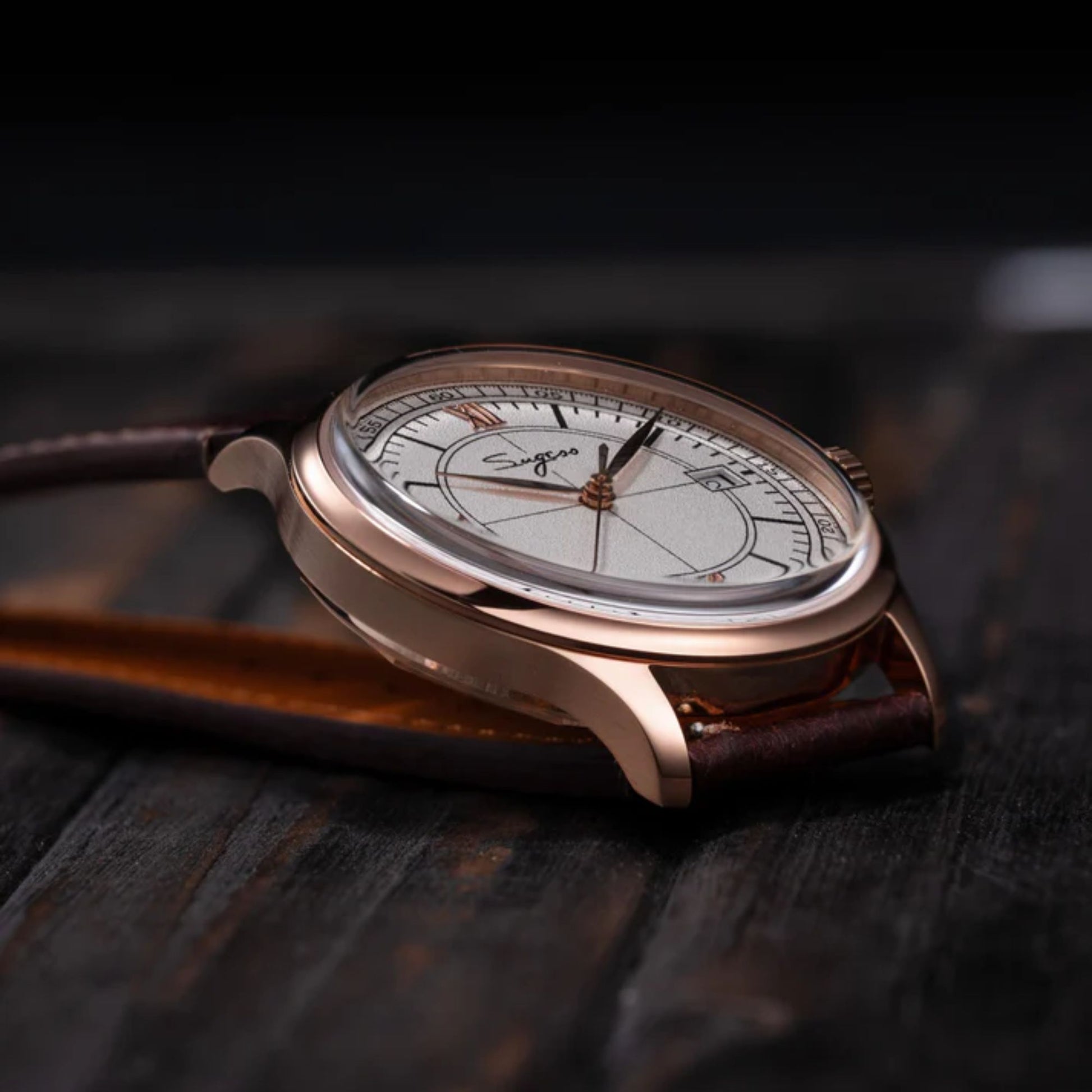 Heritage S455 Ivory Dial Rose Gold Automatic