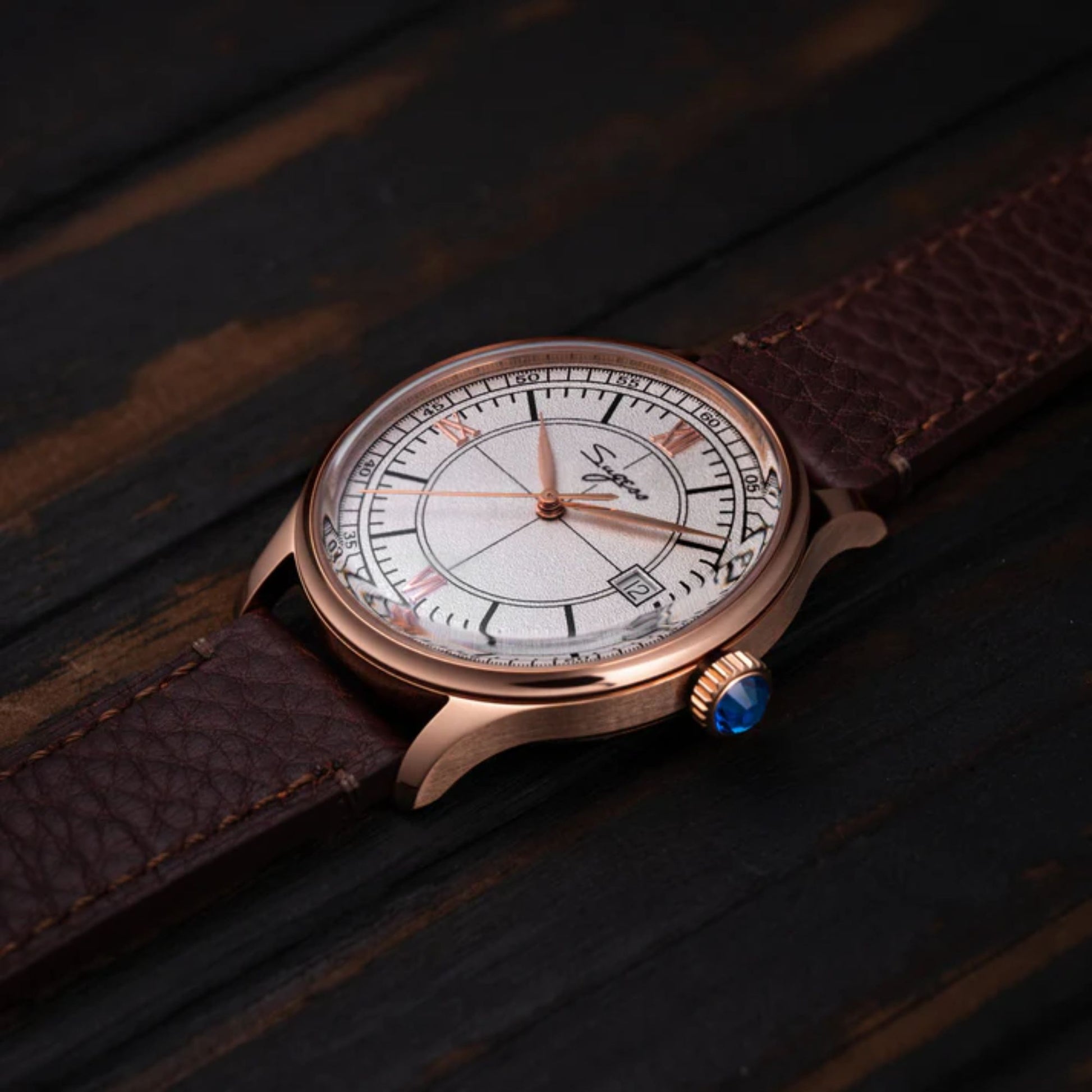 Heritage S455 Ivory Dial Rose Gold Automatic