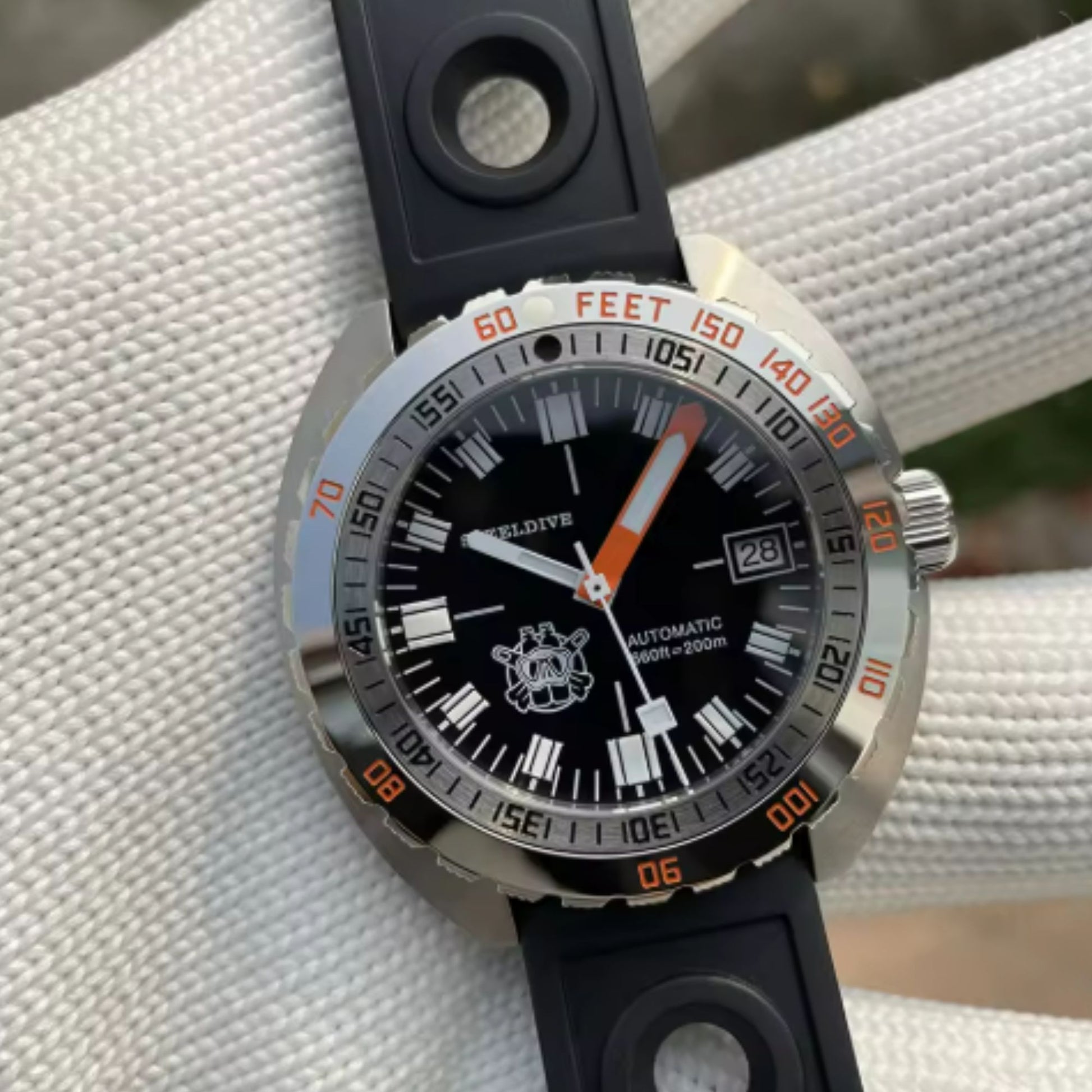 Steeldive SD1967 Sub-300T Men's 43MM 200M Waterproof Dive Watch NH35 Automatic Mechanical Watch Sapphire Crystal Luminous Business Watch