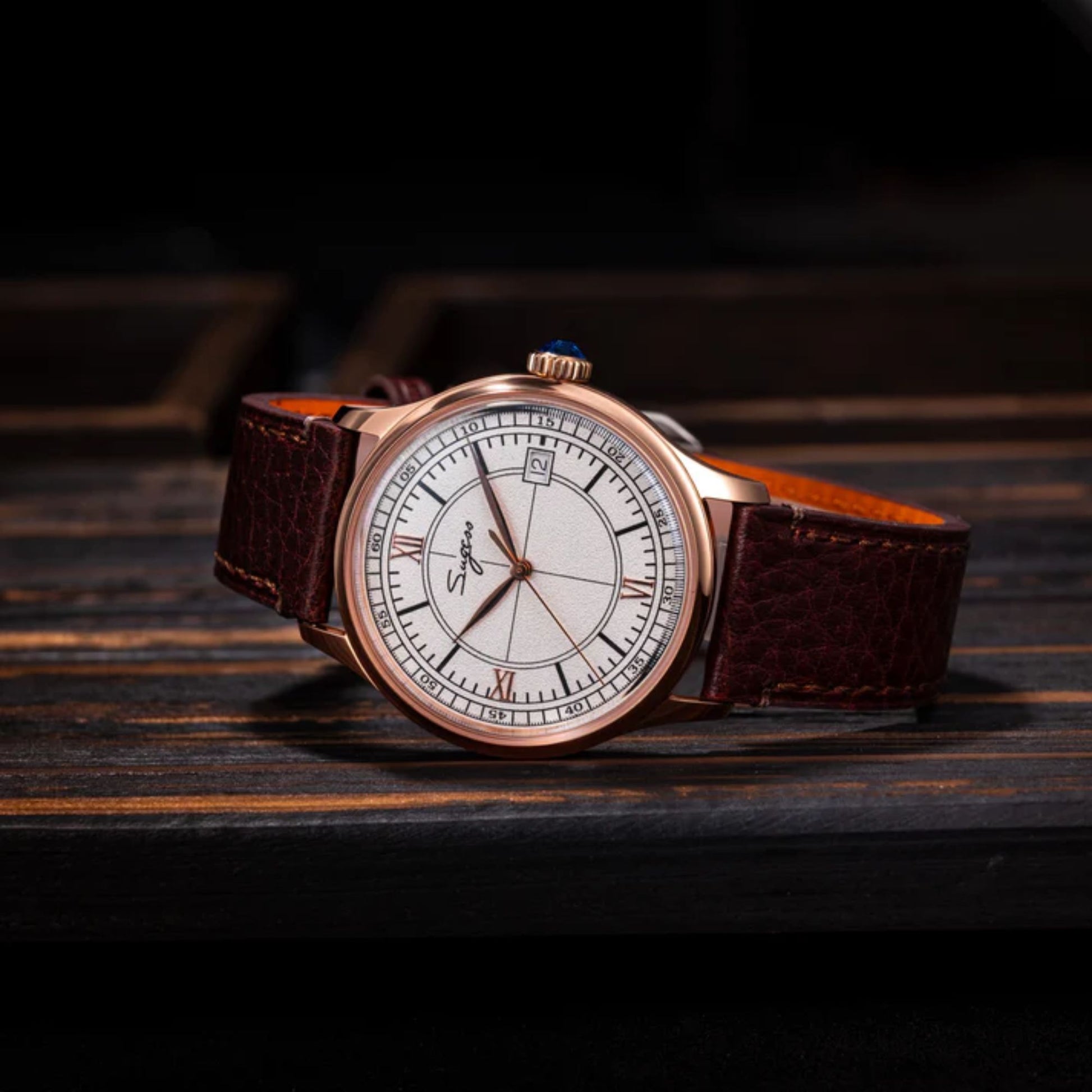 Heritage S455 Ivory Dial Rose Gold Automatic