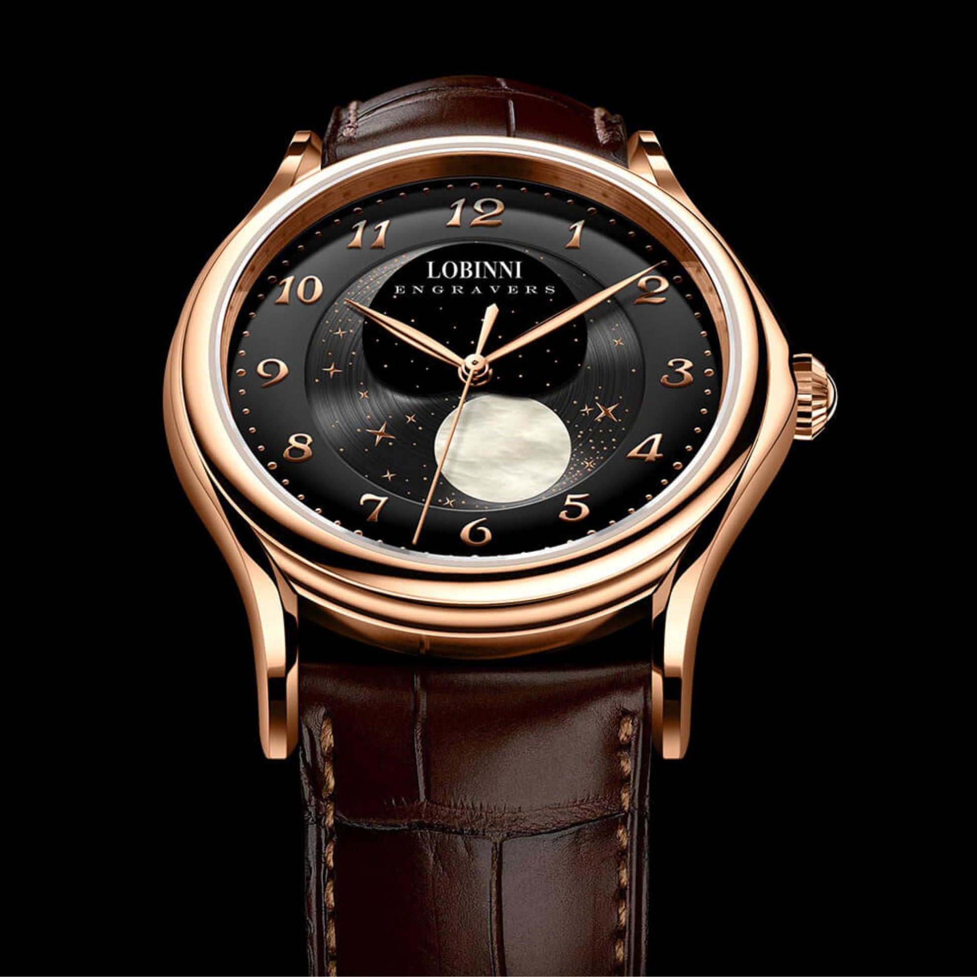 Lobinni Luxury Automatic Mens Wrist Watch - L18010