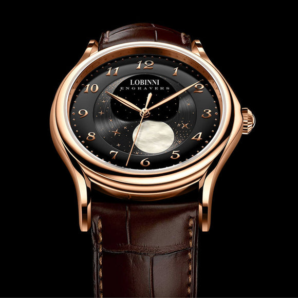 Lobinni Luxury Automatic Mens Wrist Watch - L18010