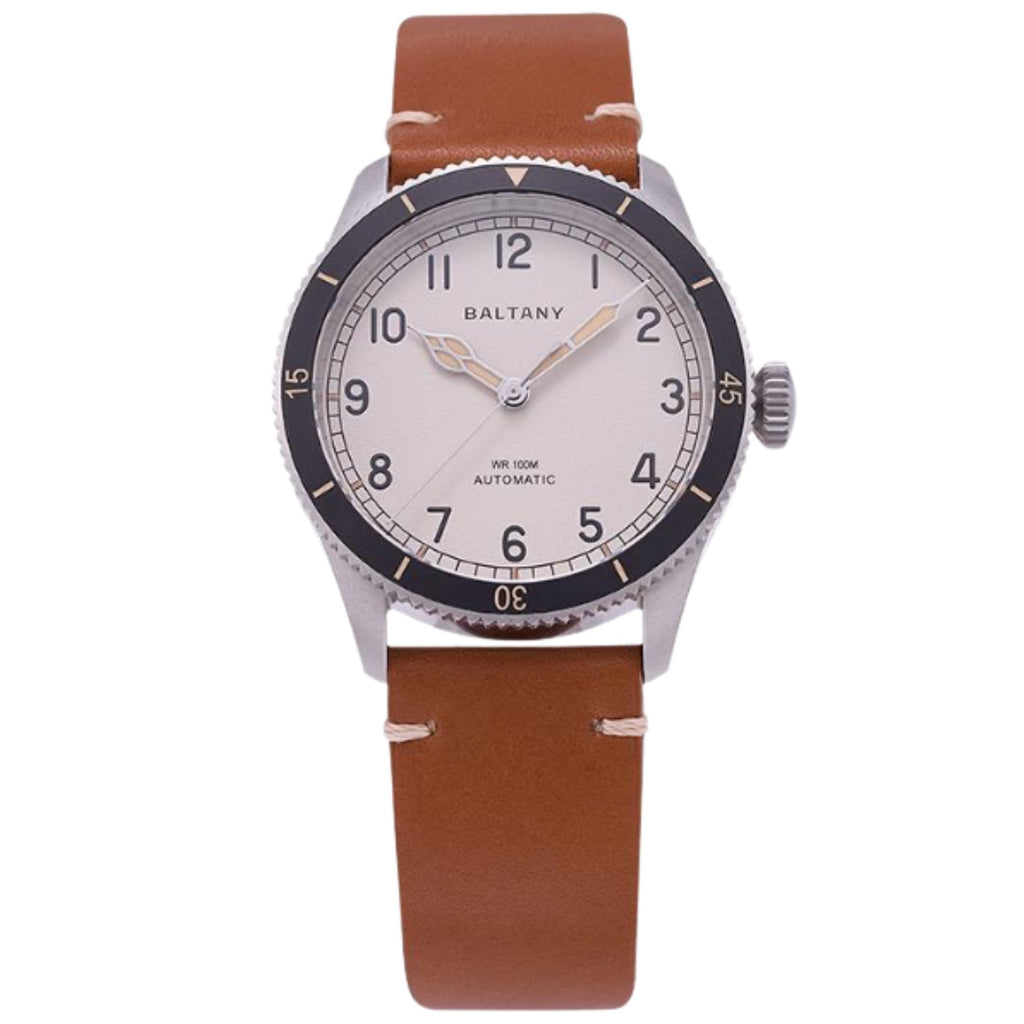BALTANY Military Style Khaki Aviation Pilot Watch S2076 - DREAM WATCHES