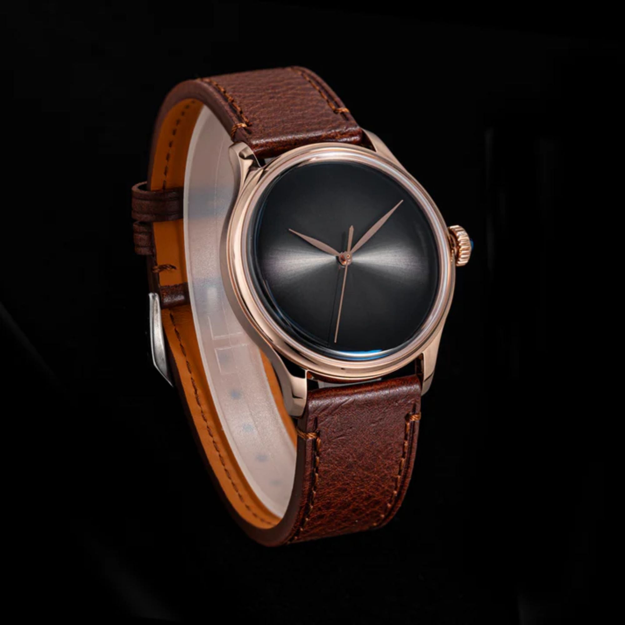 Heritage S455 Black Dial Rose Gold Automatic