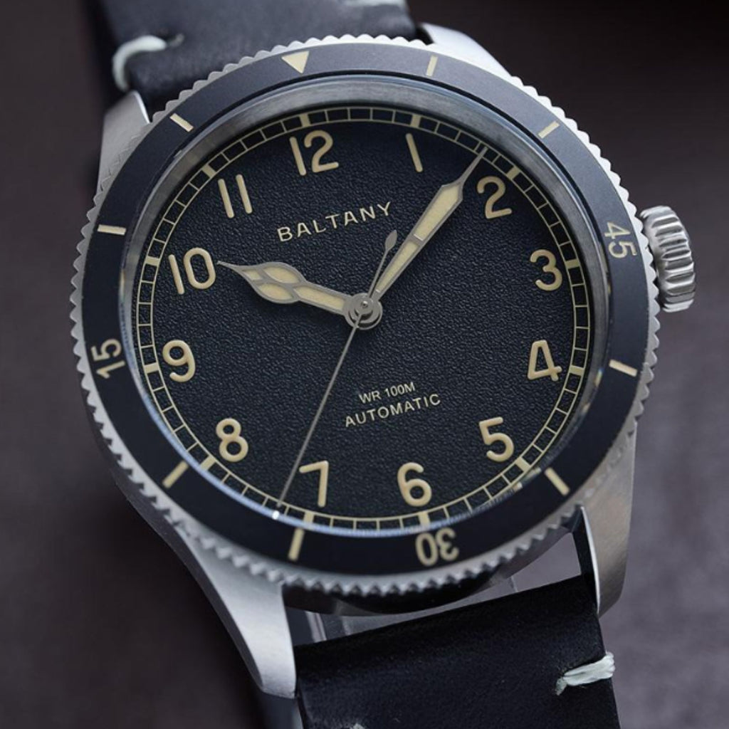 BALTANY Military Style Khaki Aviation Pilot Watch S2076 - DREAM WATCHES