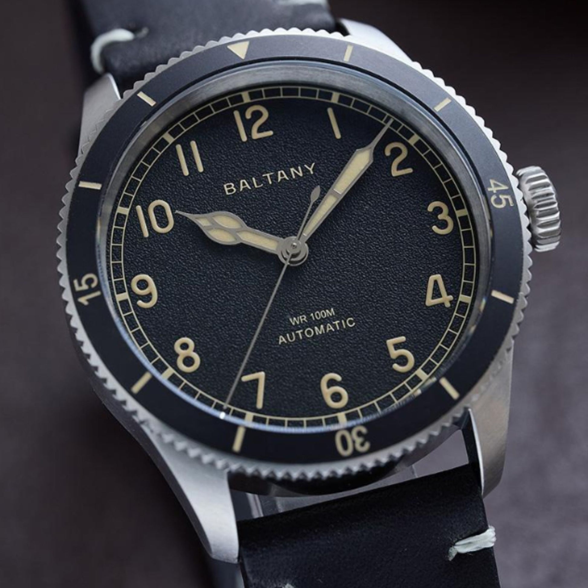 BALTANY Military Style Khaki Aviation Pilot Watch S2076 - DREAM WATCHES