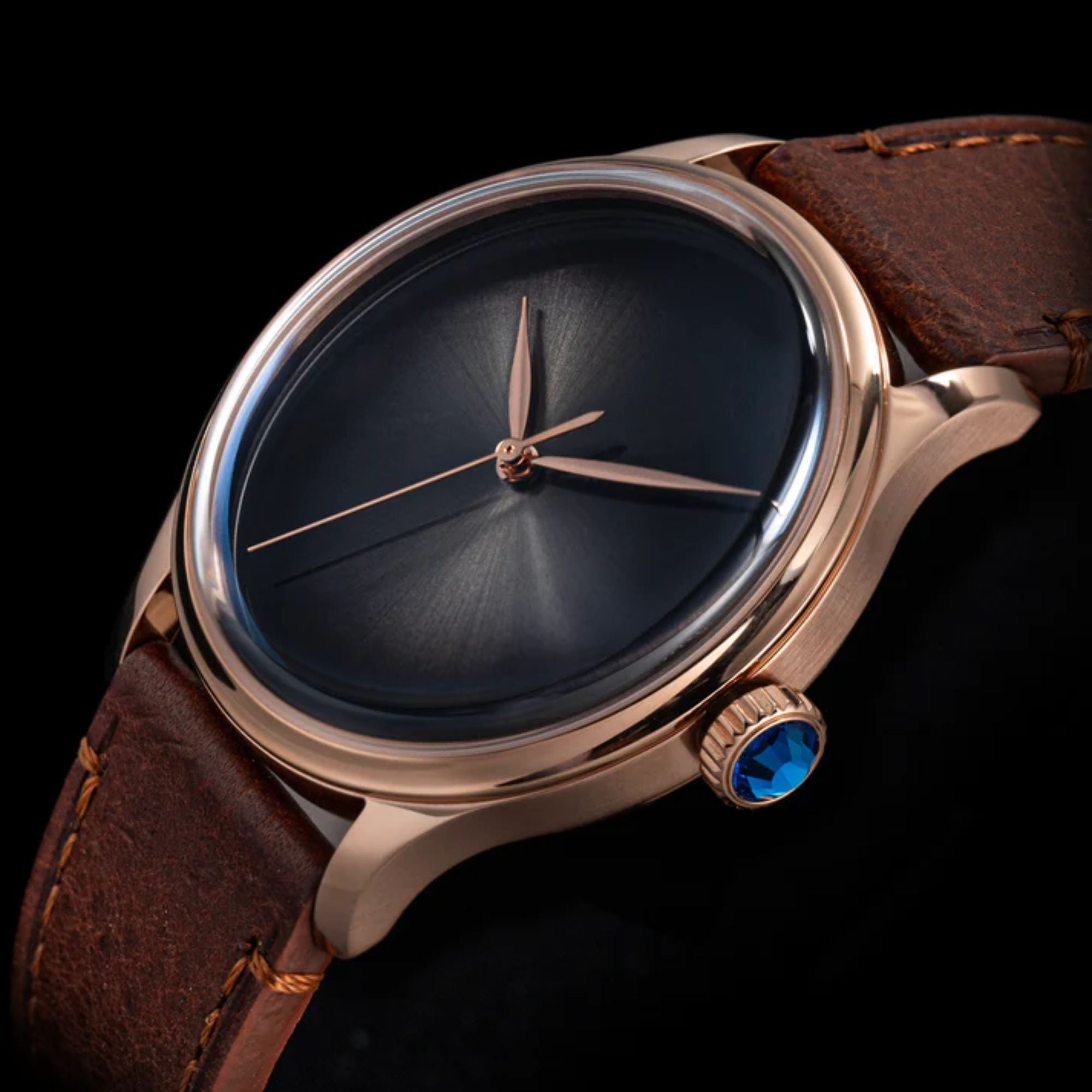 Heritage S455 Black Dial Rose Gold Automatic