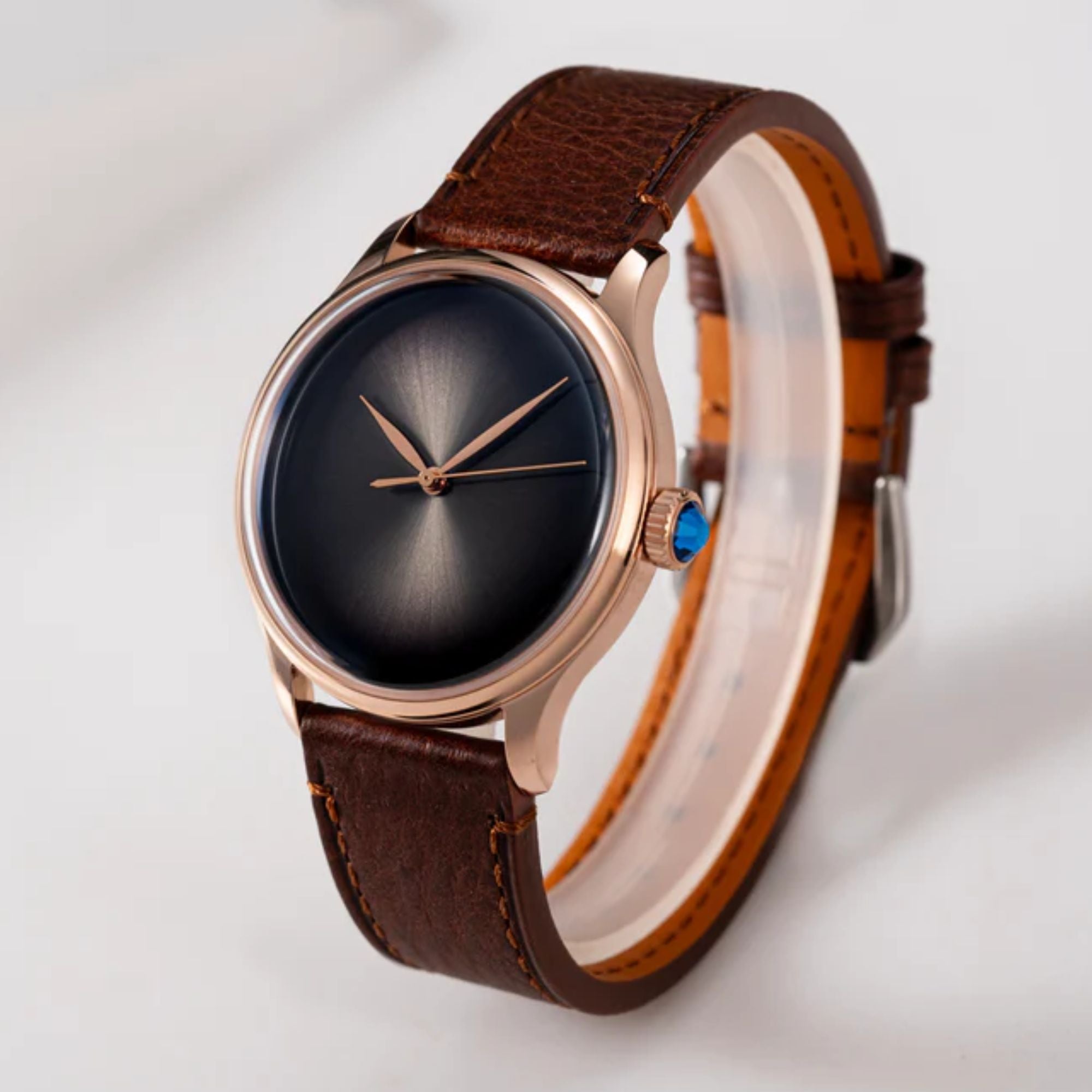 Heritage S455 Black Dial Rose Gold Automatic