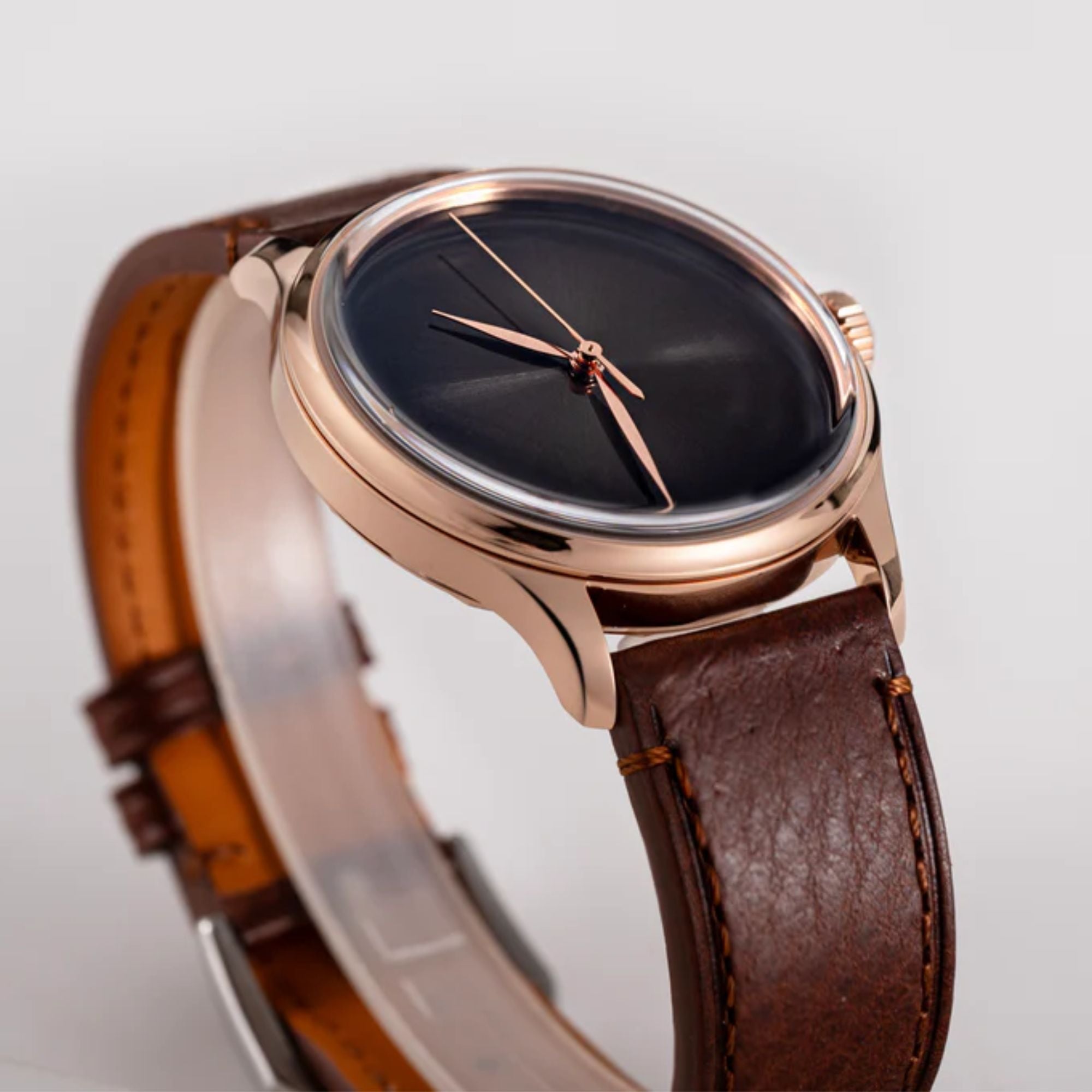 Heritage S455 Black Dial Rose Gold Automatic