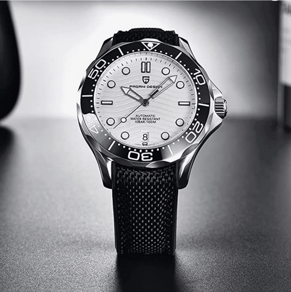 Premium Straps for PD-1685 Butterfly stainless steel Clasp 20mm - Black