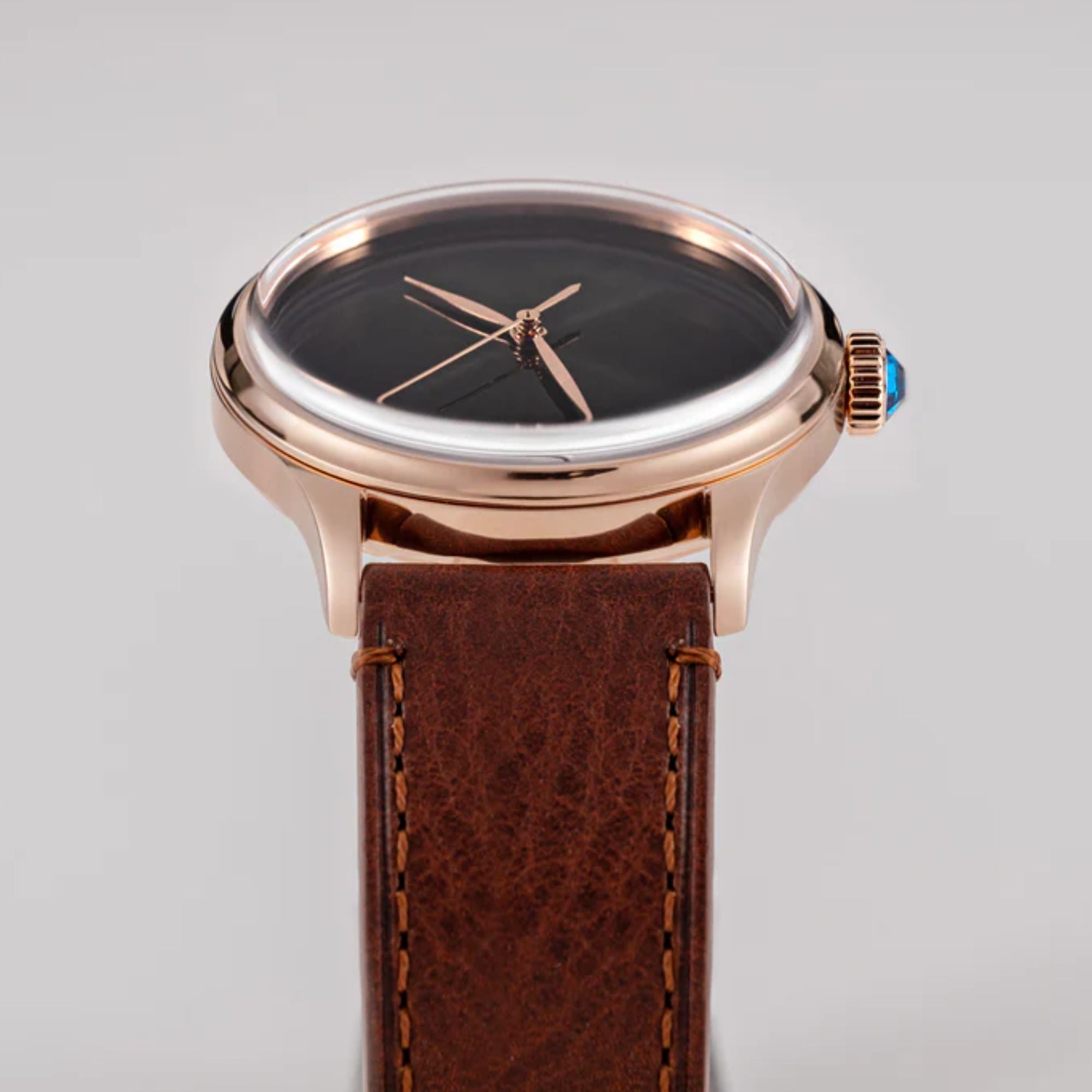 Heritage S455 Black Dial Rose Gold Automatic