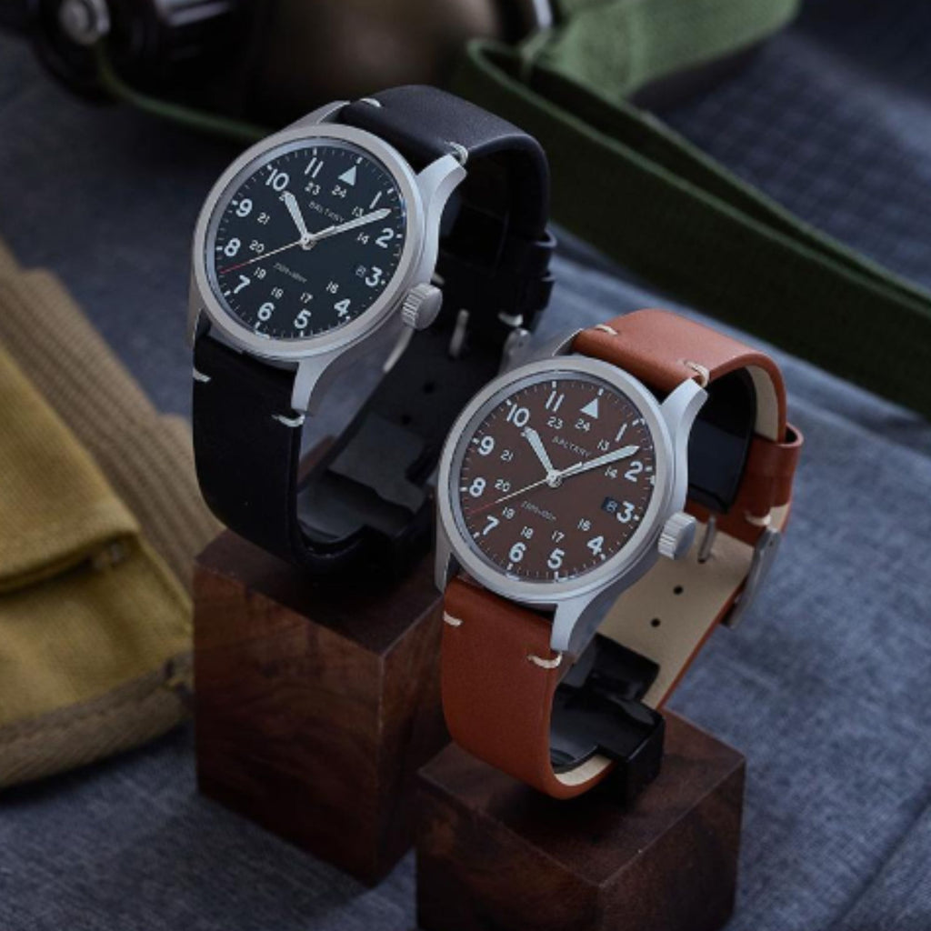 BALTANY Retro 39MM Date Men Quartz Field Watch S2082 - DREAM WATCHES