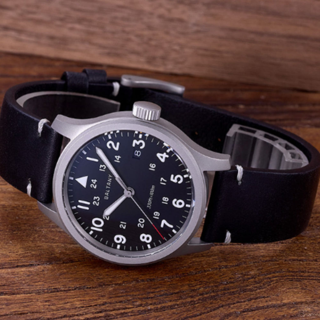 BALTANY Retro 39MM Date Men Quartz Field Watch S2082 - DREAM WATCHES