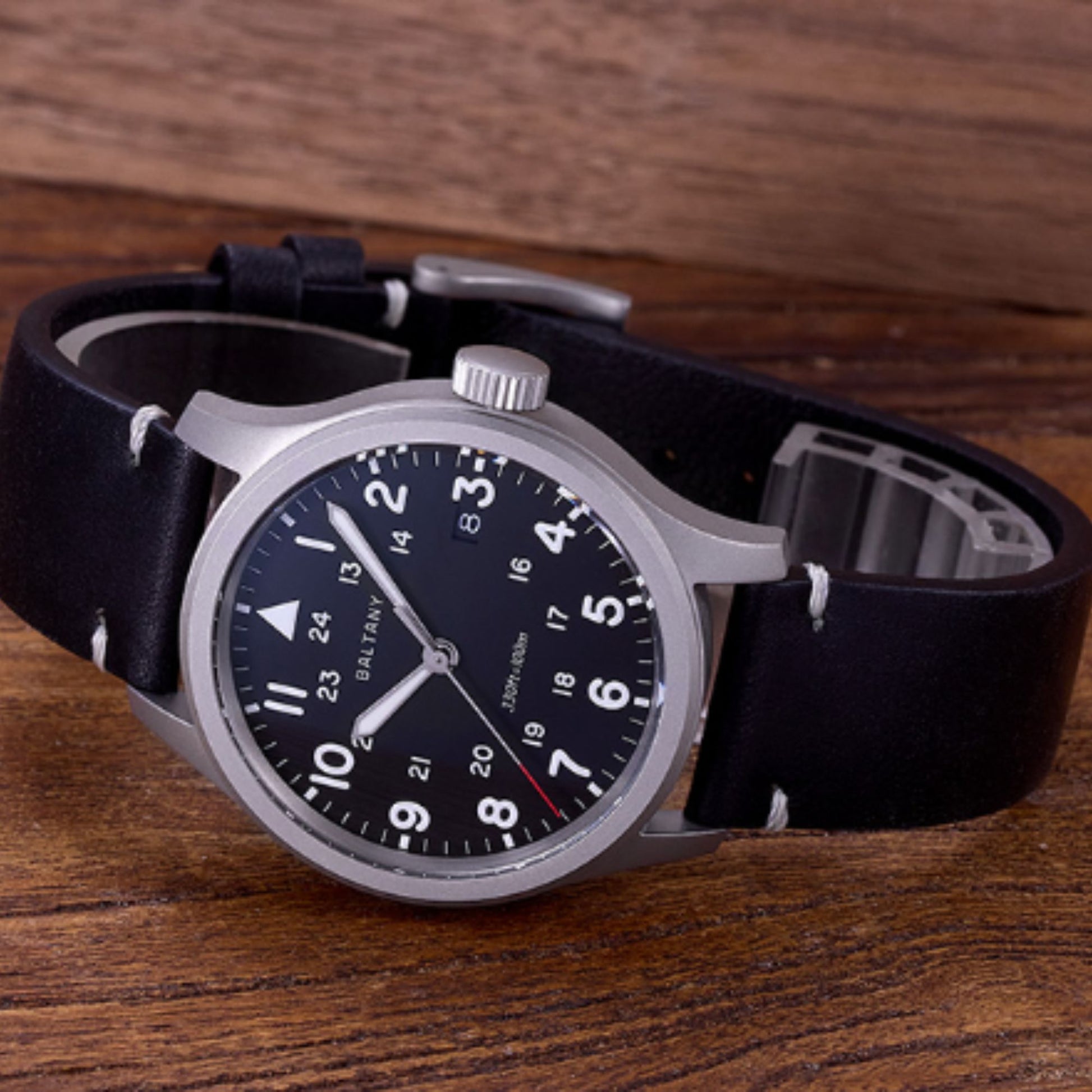 BALTANY Retro 39MM Date Men Quartz Field Watch S2082 - DREAM WATCHES