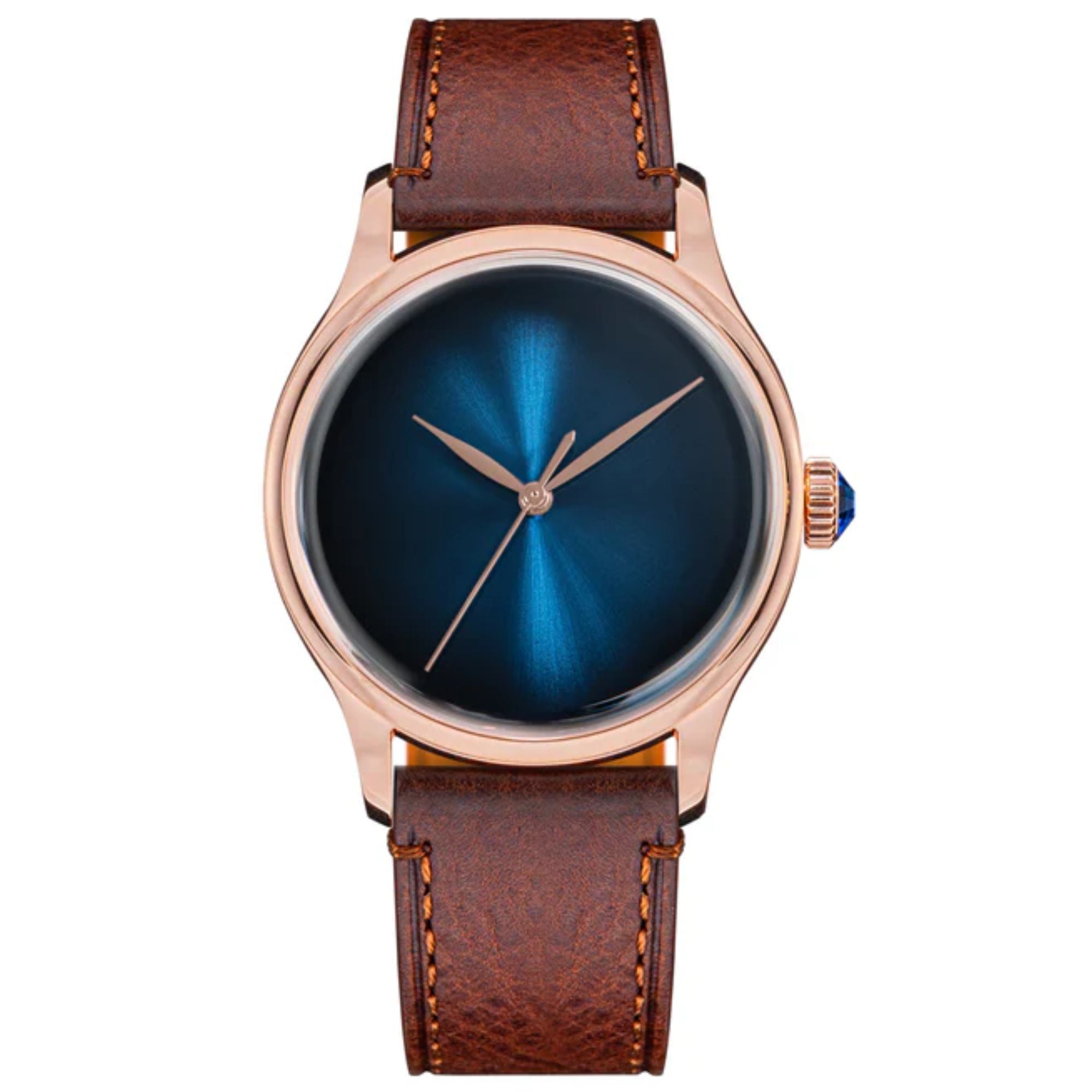 Heritage S455 Blue Dial Rose Gold Automatic