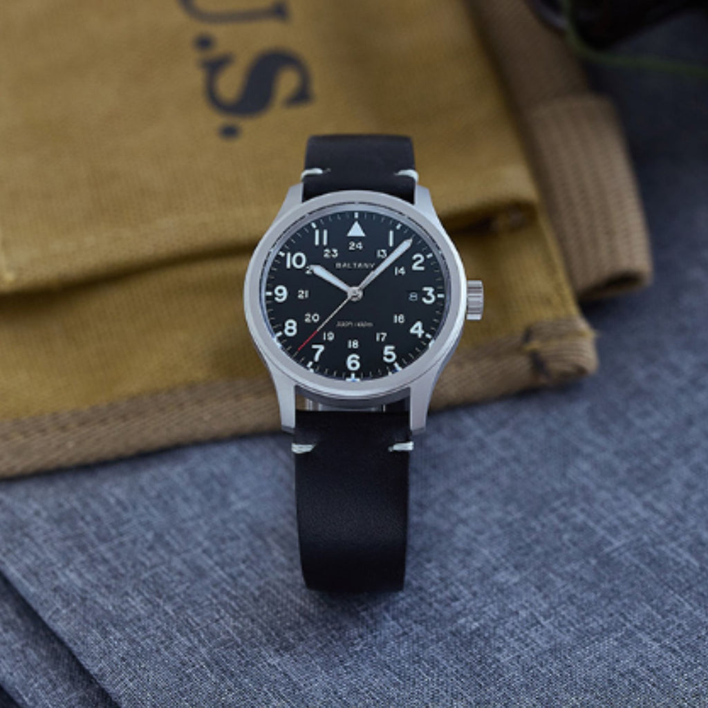 BALTANY Retro 39MM Date Men Quartz Field Watch S2082 - DREAM WATCHES