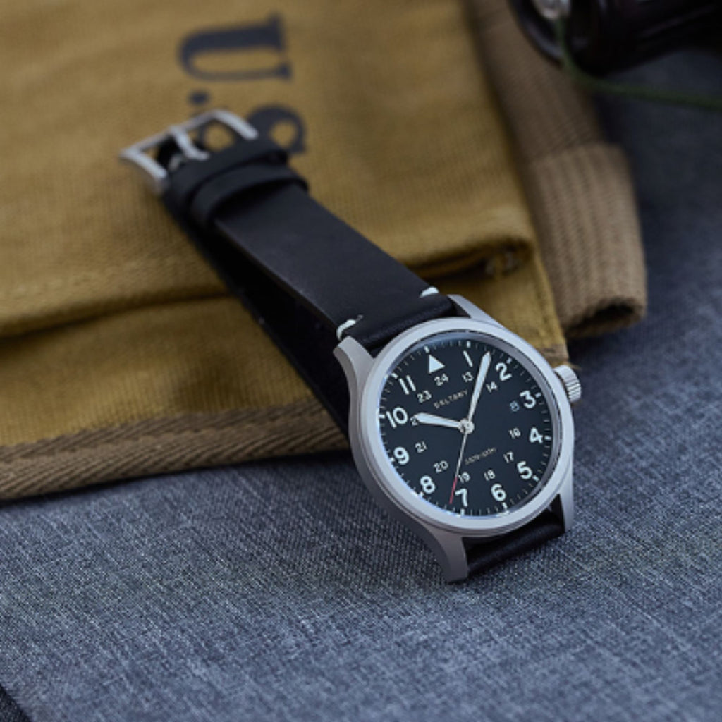 BALTANY Retro 39MM Date Men Quartz Field Watch S2082 - DREAM WATCHES
