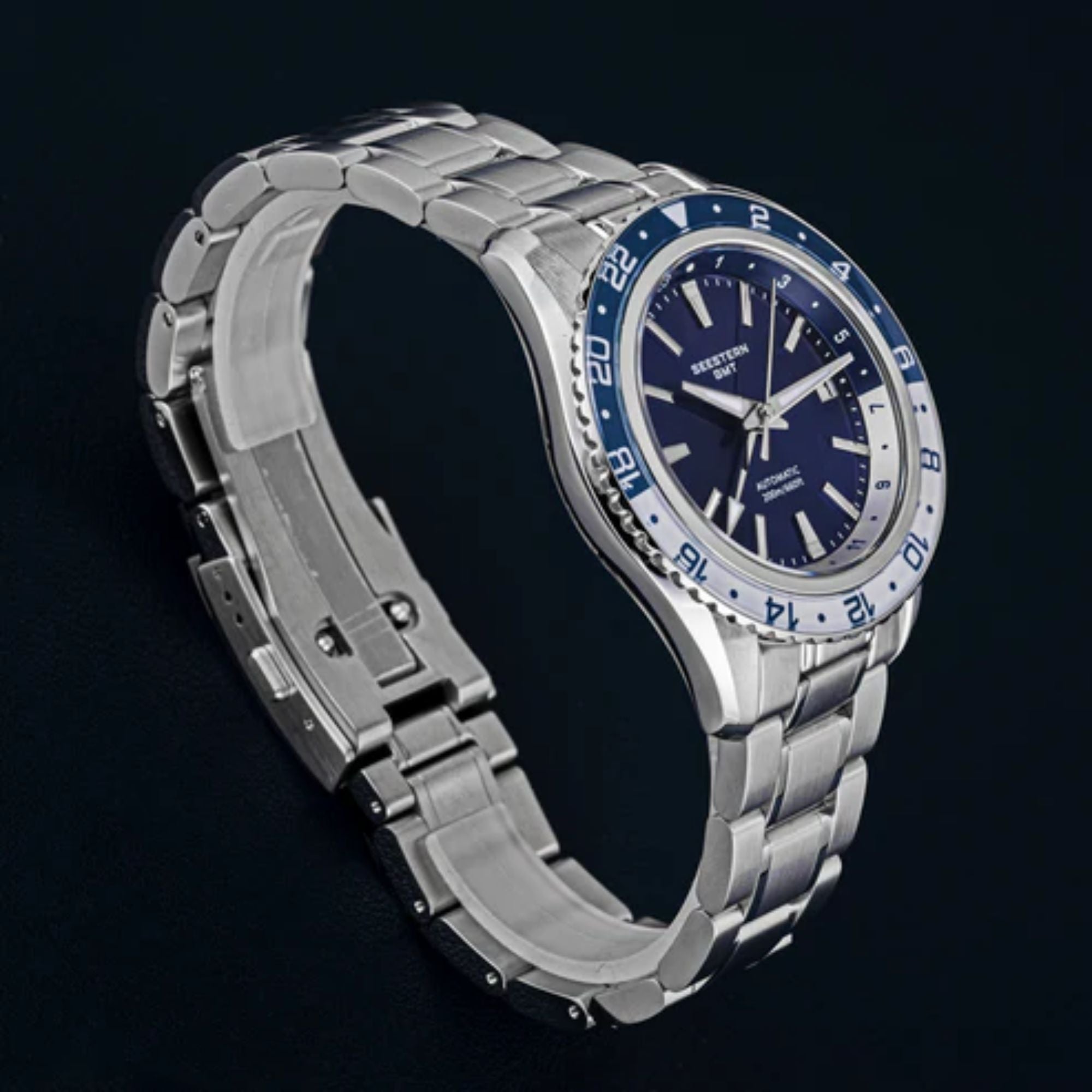 Seestern S456 GMT Automatic Blue Dial Automatic