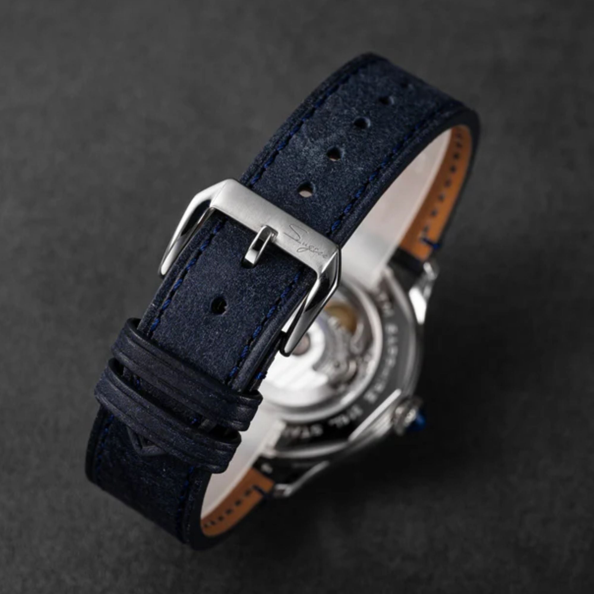 Heritage S455 Blue Dial Stainless Steel Automatic