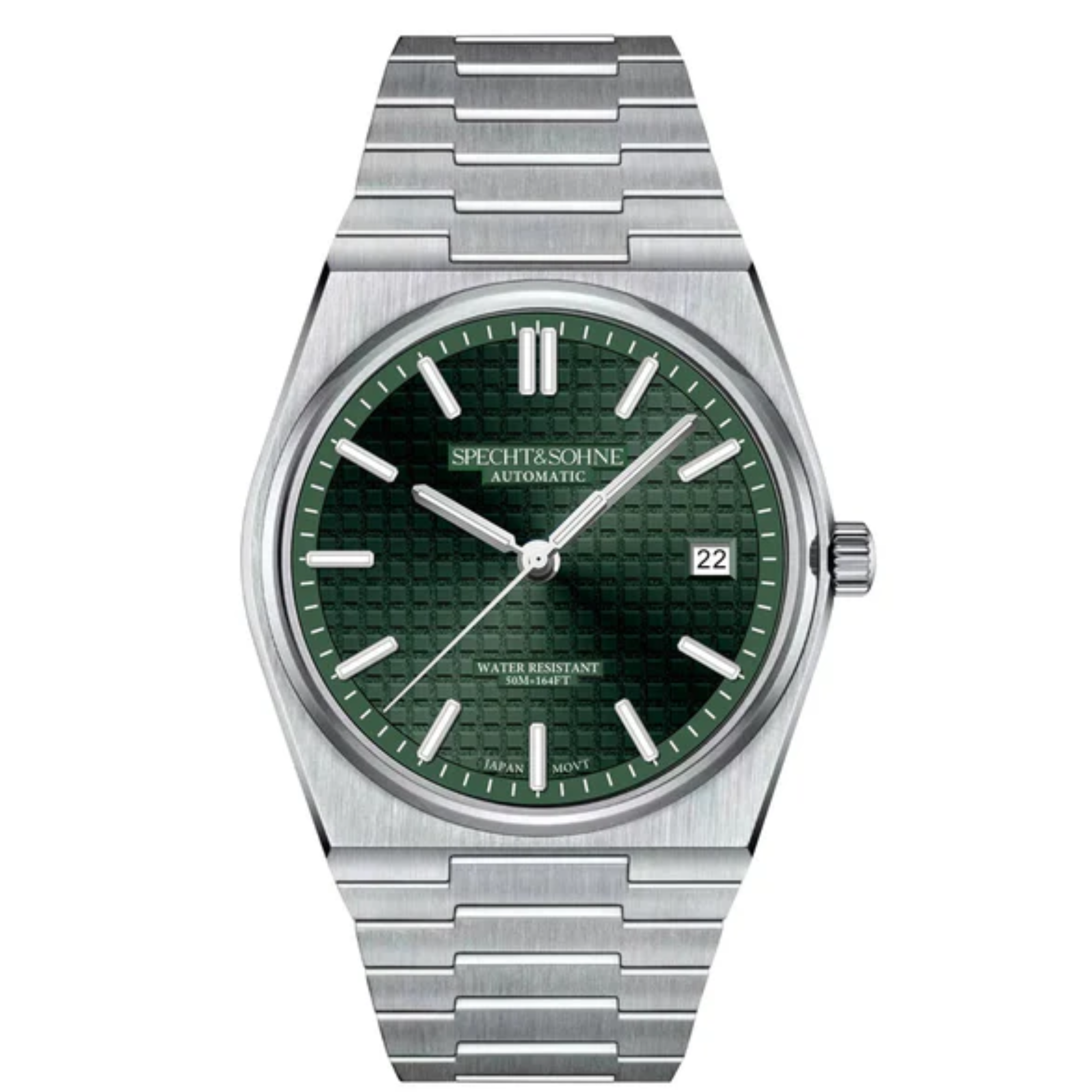 SPECHT&SOHNE  Men's Mechanical Wristwatch Automatic Watches Sapphire Crystal 41MM Stainless Steel Waterproof