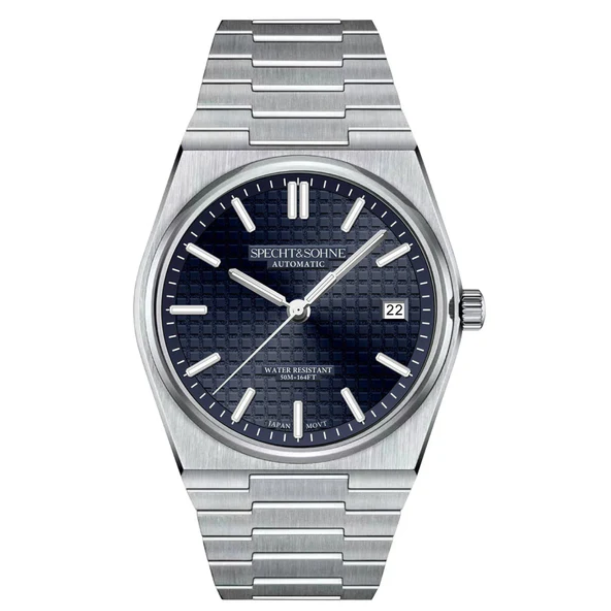 SPECHT&SOHNE  Men's Mechanical Wristwatch Automatic Watches Sapphire Crystal 41MM Stainless Steel Waterproof