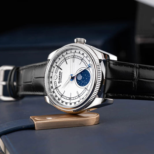 MoonPhase Master S452 Stainless-Steel Light White Dial