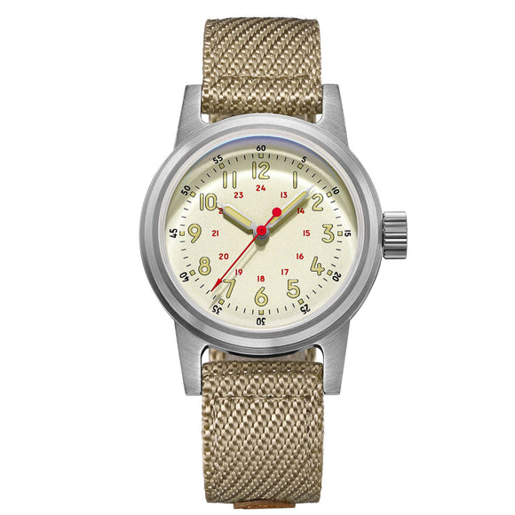 ADDIESDIVE 36mm Vintage Mechanical Watch AD2076