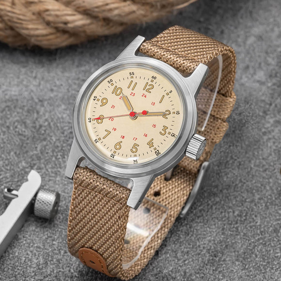 ADDIESDIVE 36mm Vintage Mechanical Watch AD2076