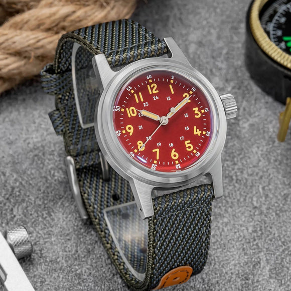 ADDIESDIVE 36mm Vintage Mechanical Watch AD2076