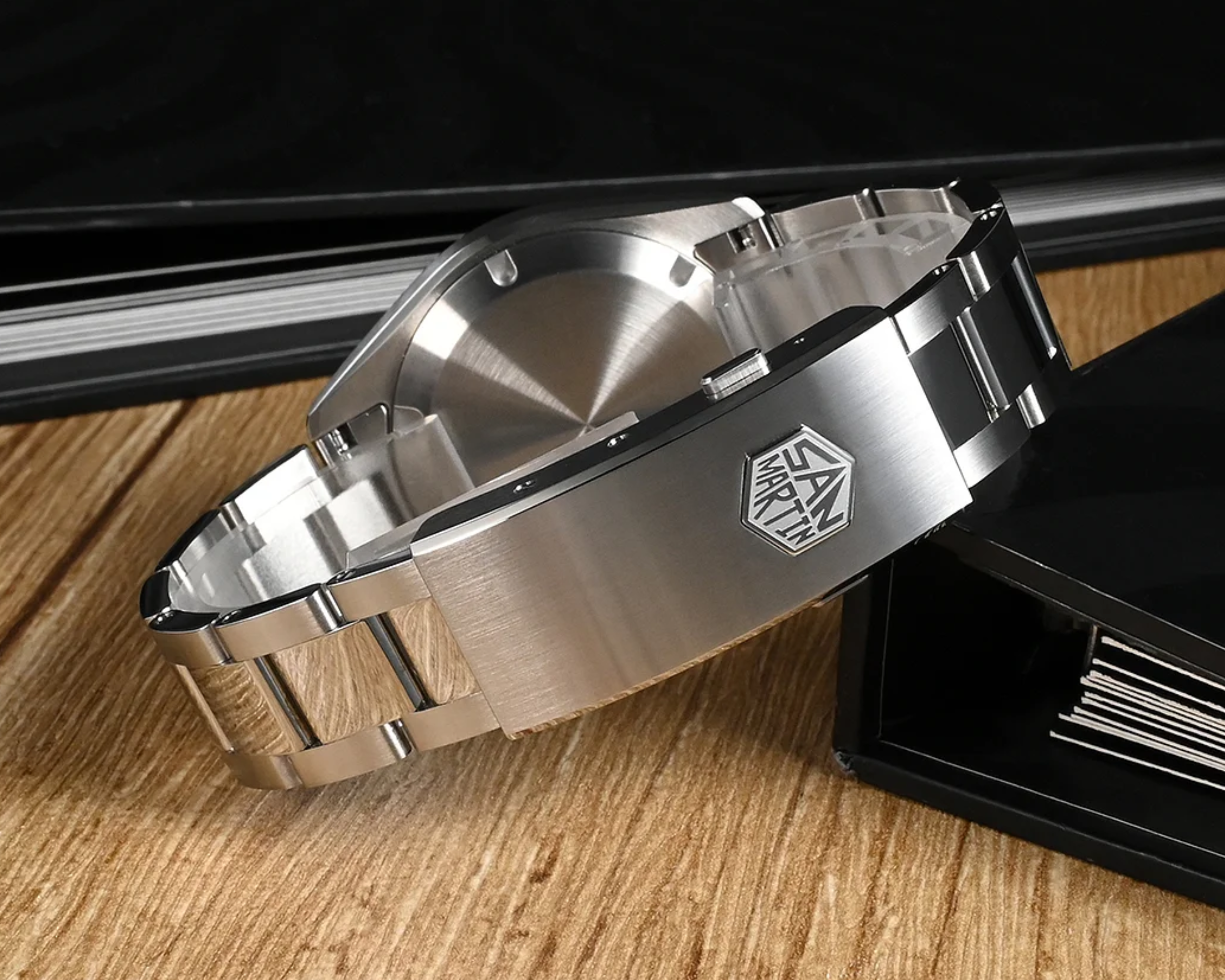 San Martin New 39mm GMT Watch Mechanical SN0129 - Brown