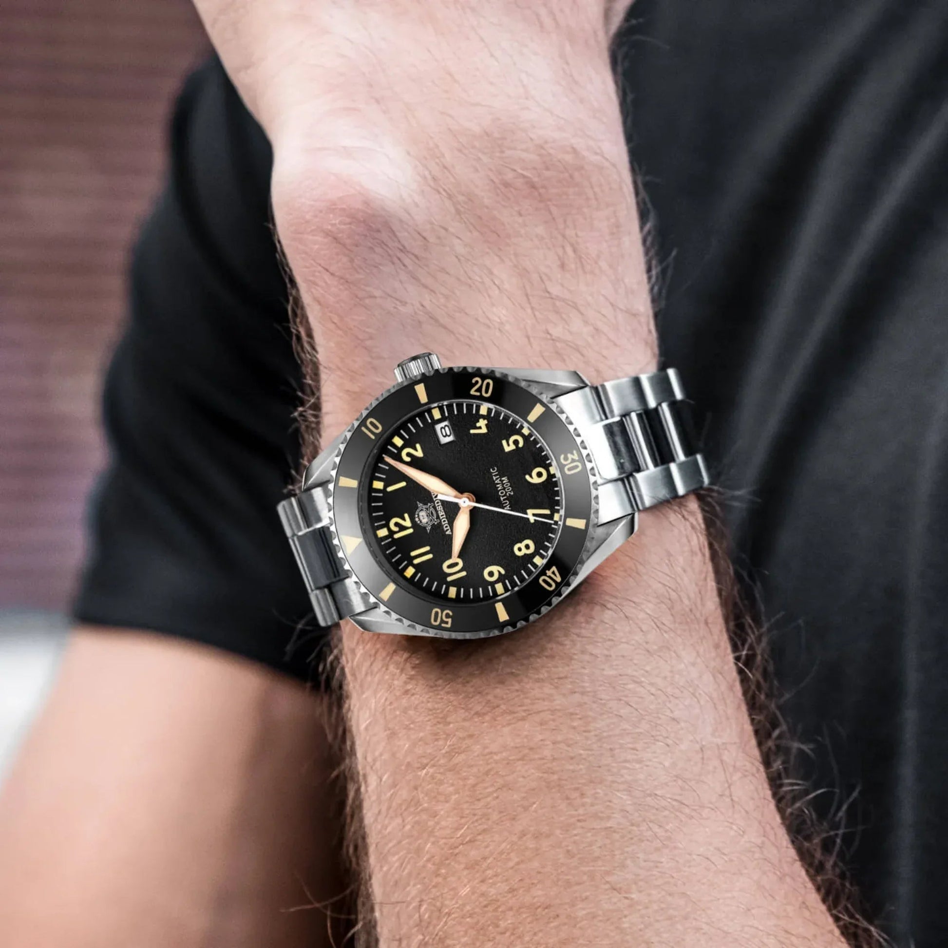 ADDIESDIVE® 2-in-1 Automatic Pilot Watch Diver 200M( MY-H9) - DREAM WATCHES