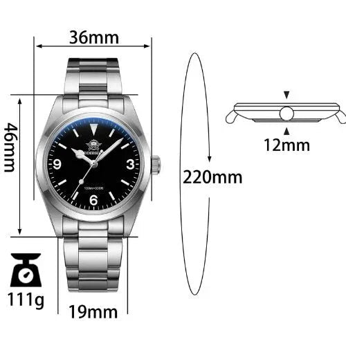 ADDIESDIVE 36mm Explore Dive Watch VH31 Quartz Watch AD2023-1 - DREAM WATCHES