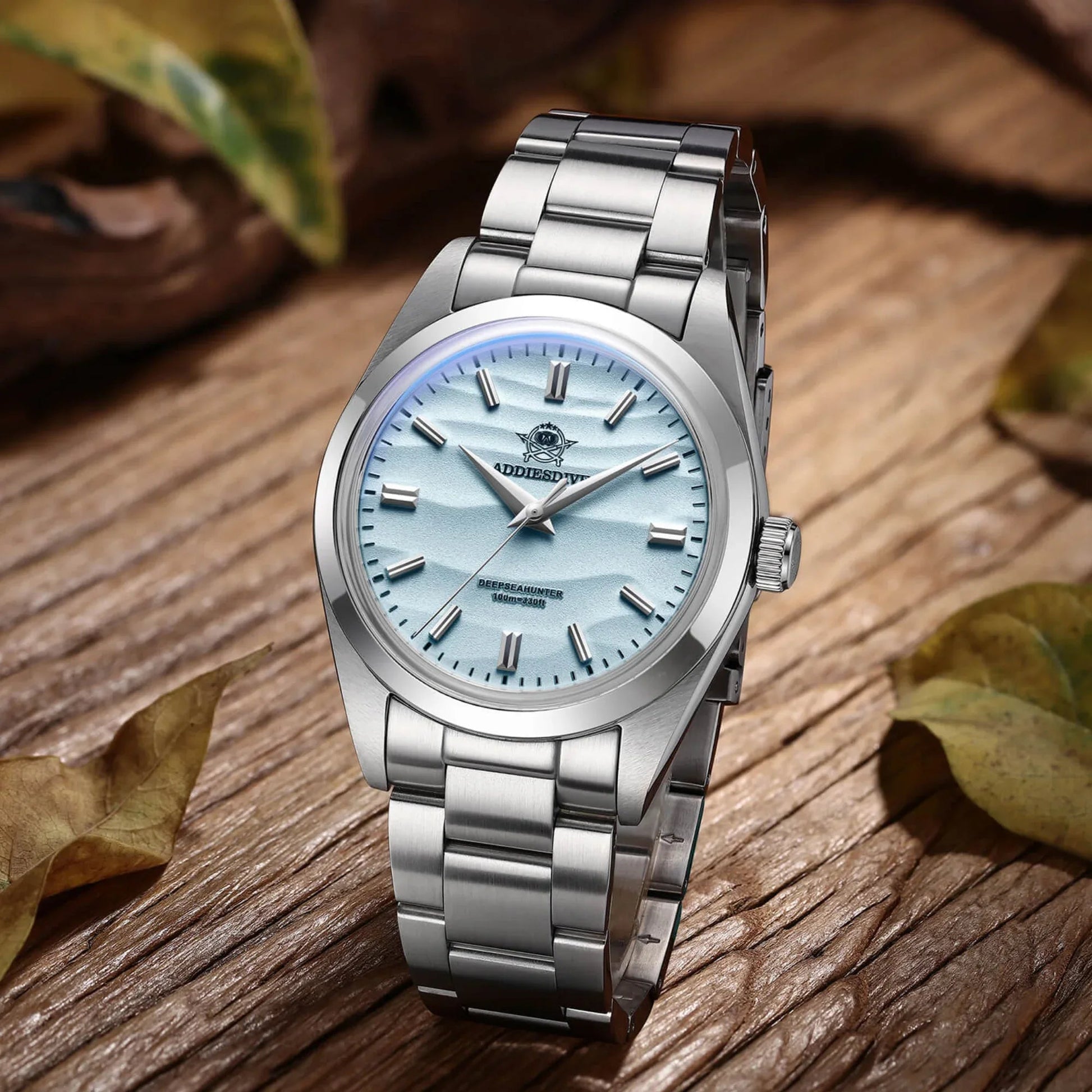 ADDIESDIVE 36mm Quartz Watch VH31 Movement (AD2030) - Blue - DREAM WATCHES