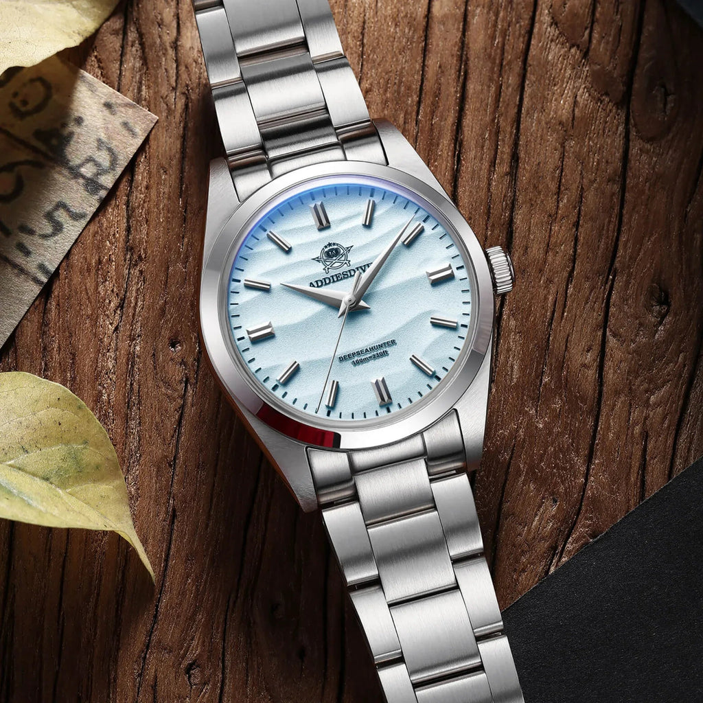ADDIESDIVE 36mm Quartz Watch VH31 Movement (AD2030) - Blue - DREAM WATCHES