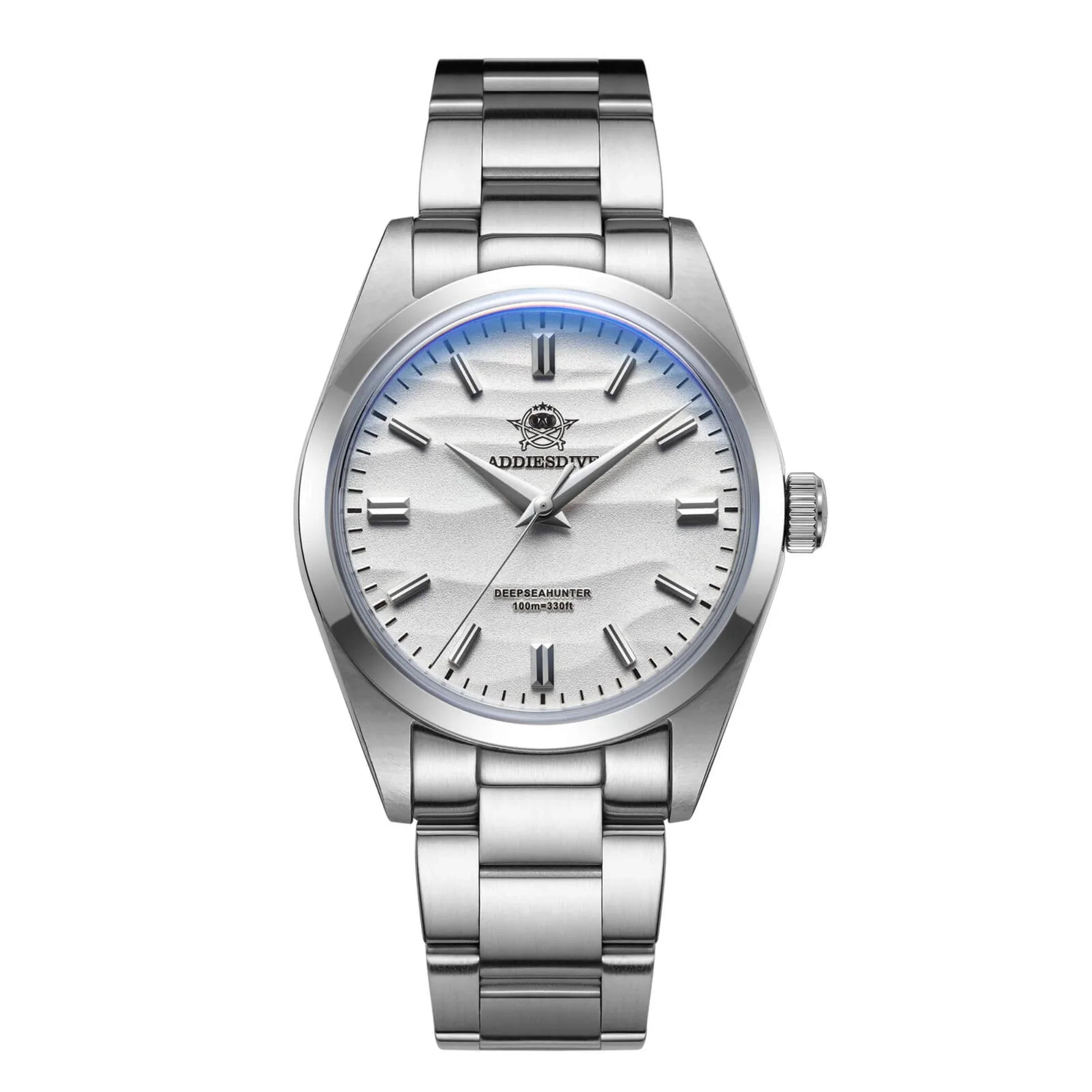 ADDIESDIVE 36mm Quartz Watch VH31 Movement (AD2030）- White - DREAM WATCHES