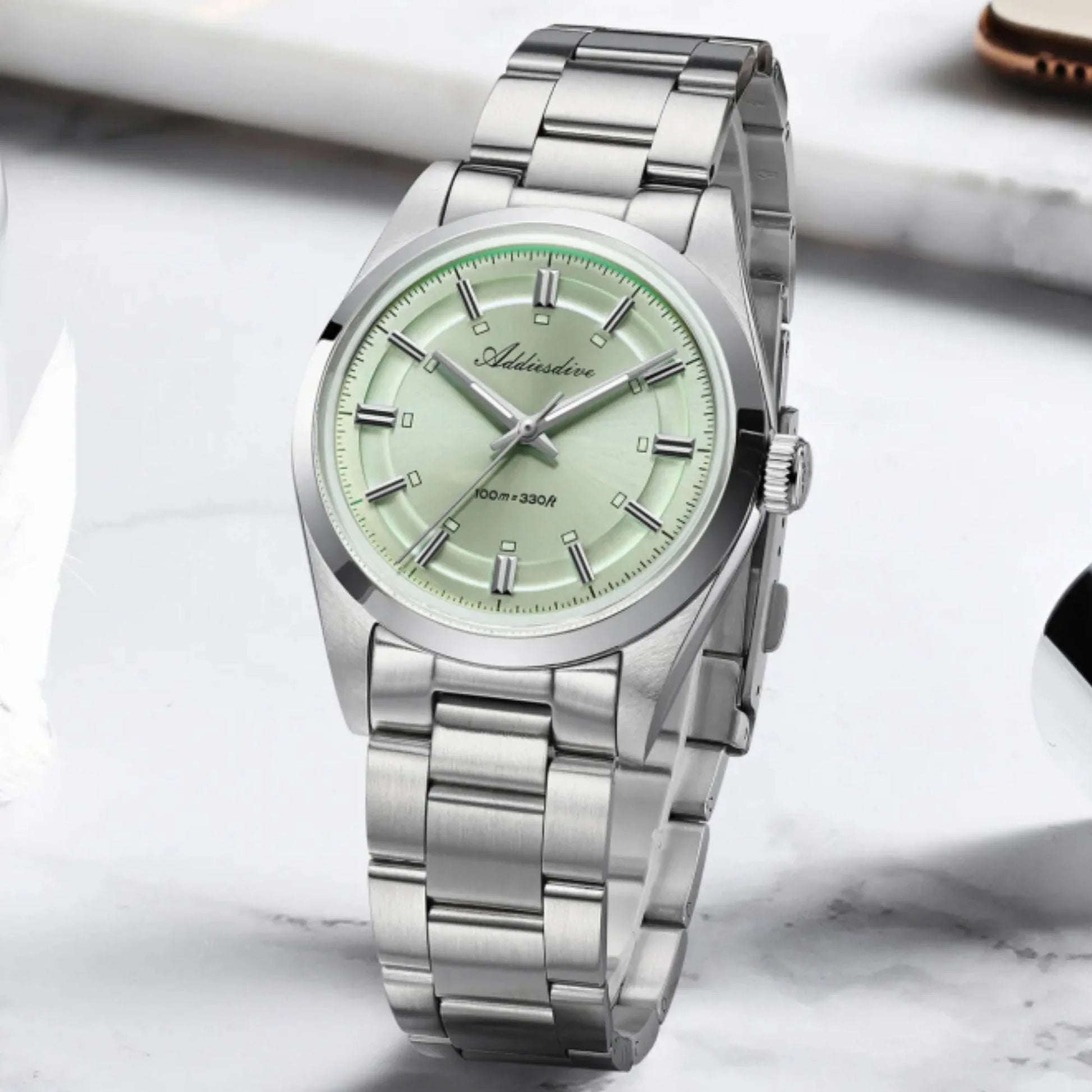 Addiesdive 36mm VH31 Explorer Style Watch AD2515 - DREAM WATCHES