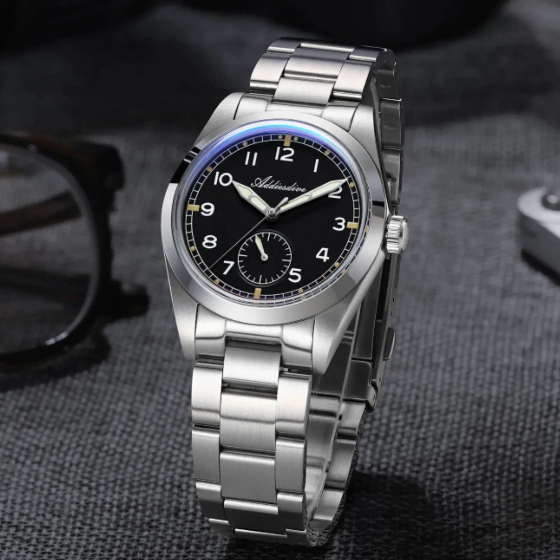 ADDIESDIVE 36mm VH60 Vintage Pilot Watch（AD2099） - DREAM WATCHES