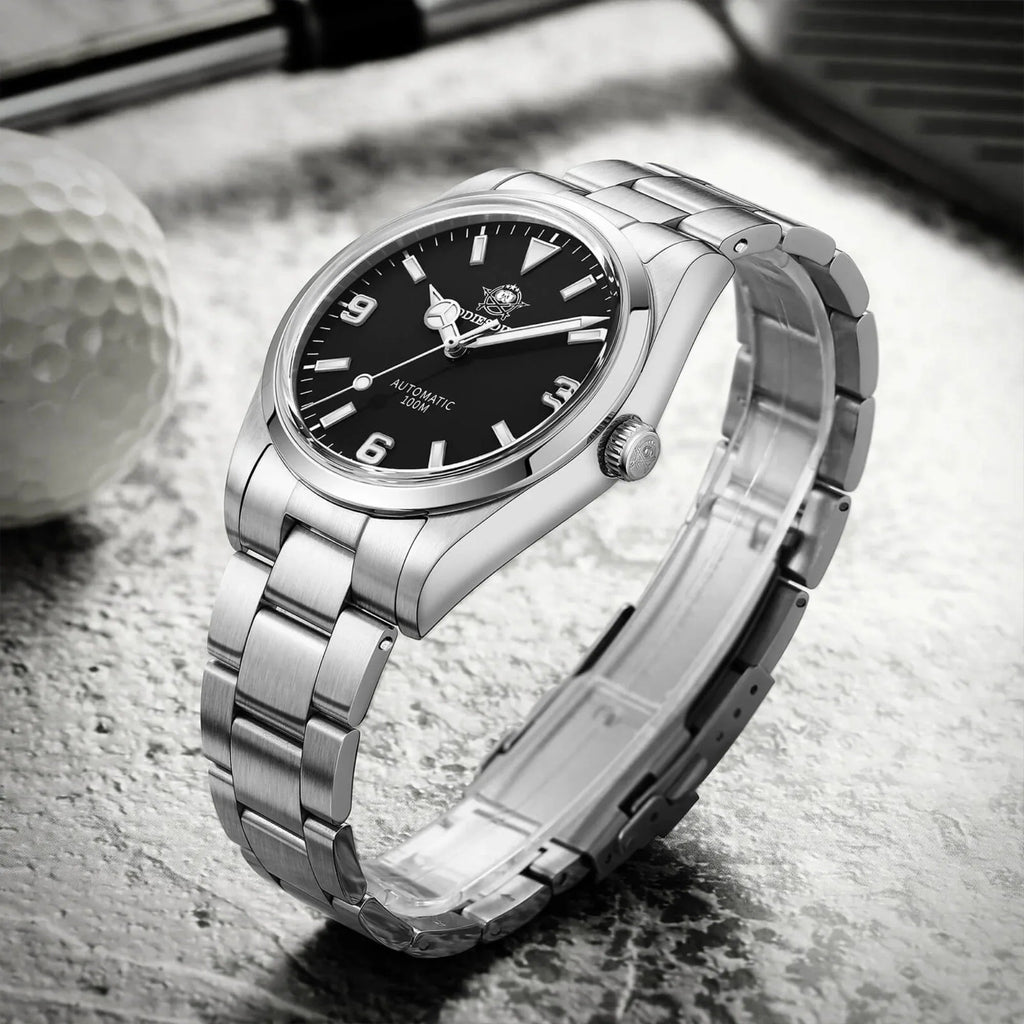 ADDIESDIVE 38mm Domed Crystal Explore Watch 100M (AD2112) - DREAM WATCHES
