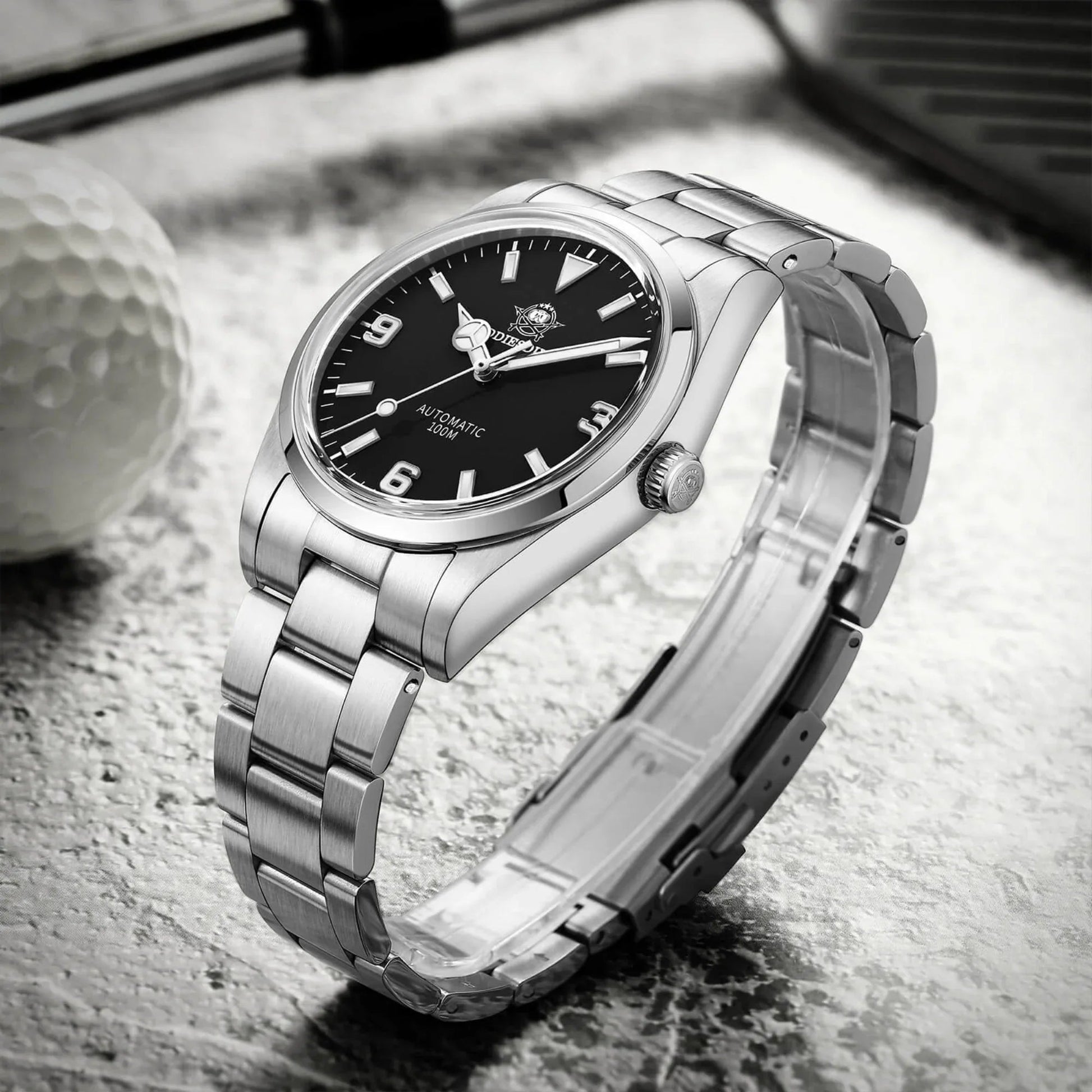 ADDIESDIVE 38mm Domed Crystal Explore Watch 100M (AD2112) - DREAM WATCHES