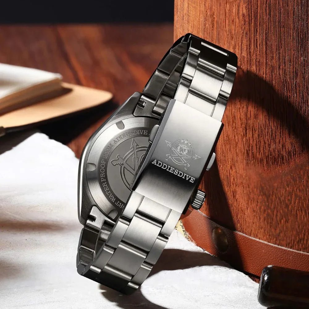 ADDIESDIVE 38mm GMT Quartz Watch AD2063 with Swiss Movement - DREAM WATCHES